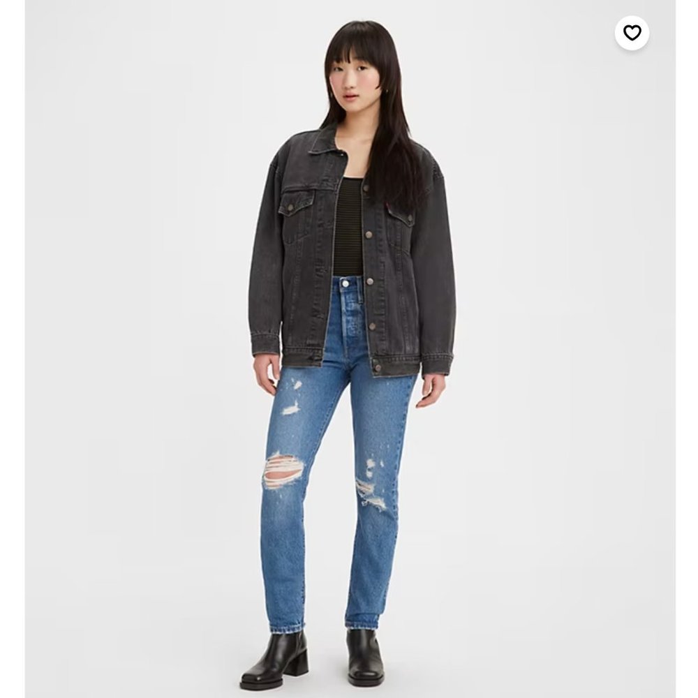 Levi's Premium 501 SKINNY WOMEN'S JEANS- Medium Wash